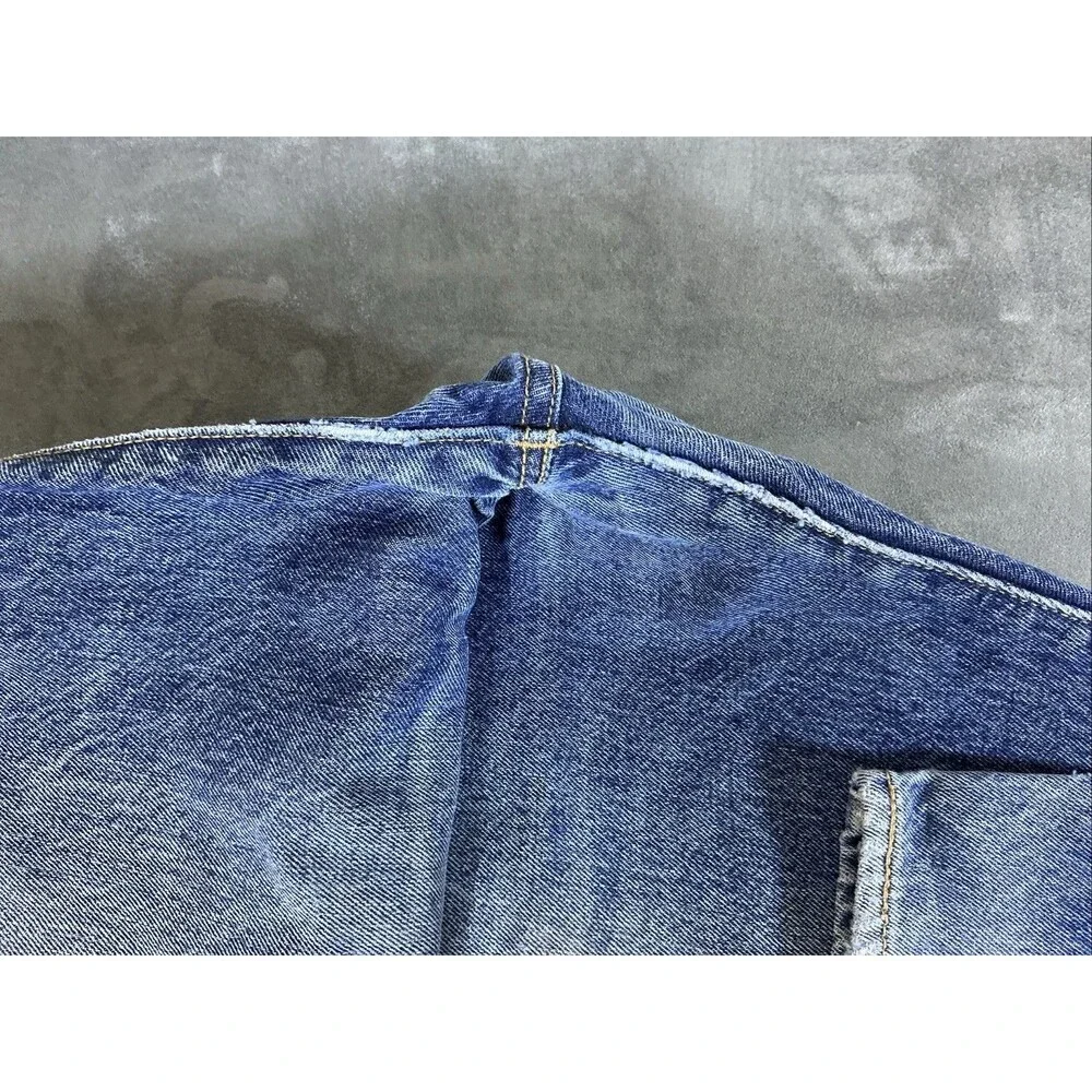 Levi's 501 Men's Original Fit Blue Jeans 38x29 Button Fly Made In Mexico